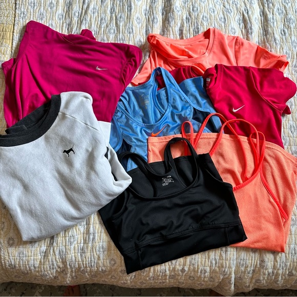 Nike Tops - XS Athletic Tops Bundle - Pink VS, Nike, C9 Champion, UA, Fila